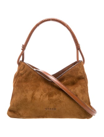 Staud Suede Top Handle Bag