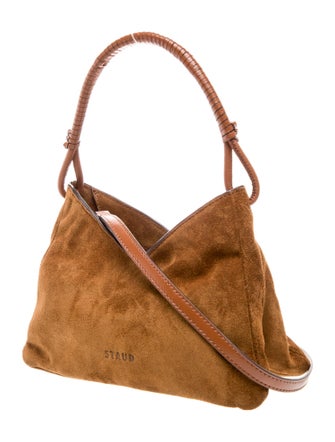Staud Suede Top Handle Bag
