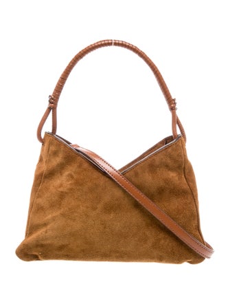 Staud Suede Top Handle Bag