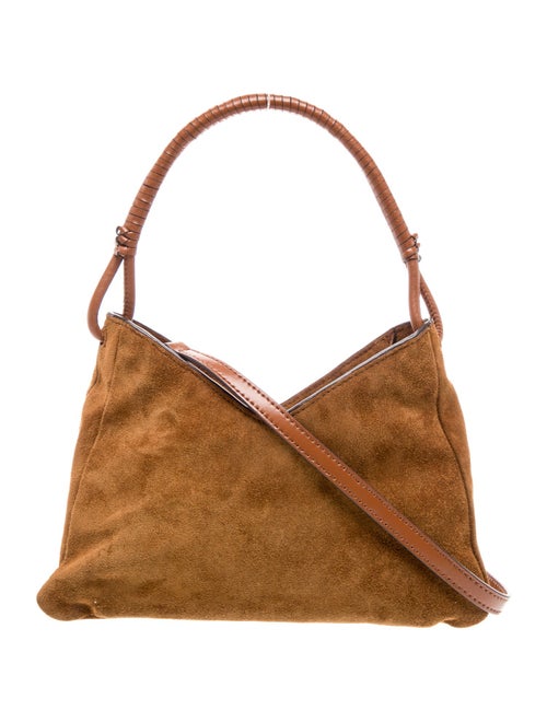 Staud Suede Top Handle Bag