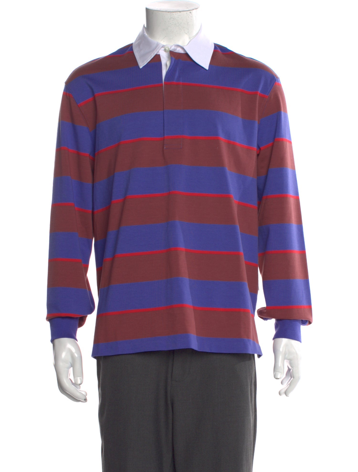 Staud Striped Long Sleeve Shirt w/ Tags