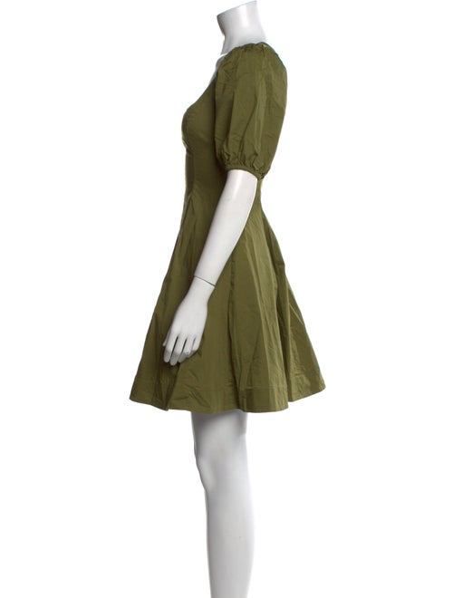 Staud Square Neckline Mini Dress