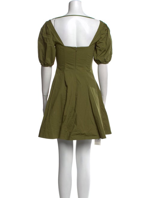 Staud Square Neckline Mini Dress