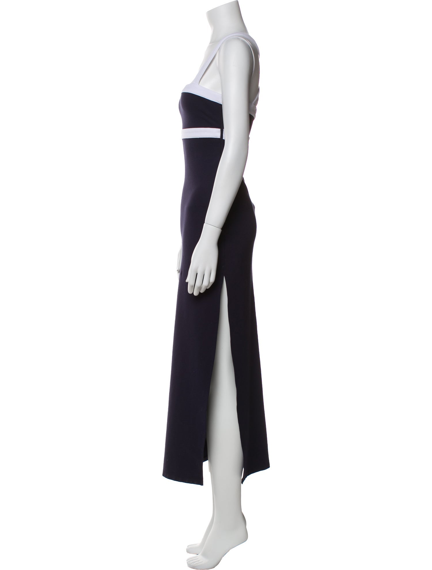 Staud Square Neckline Long Dress