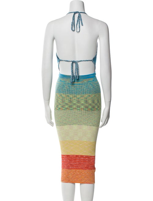 Staud Printed Long Dress