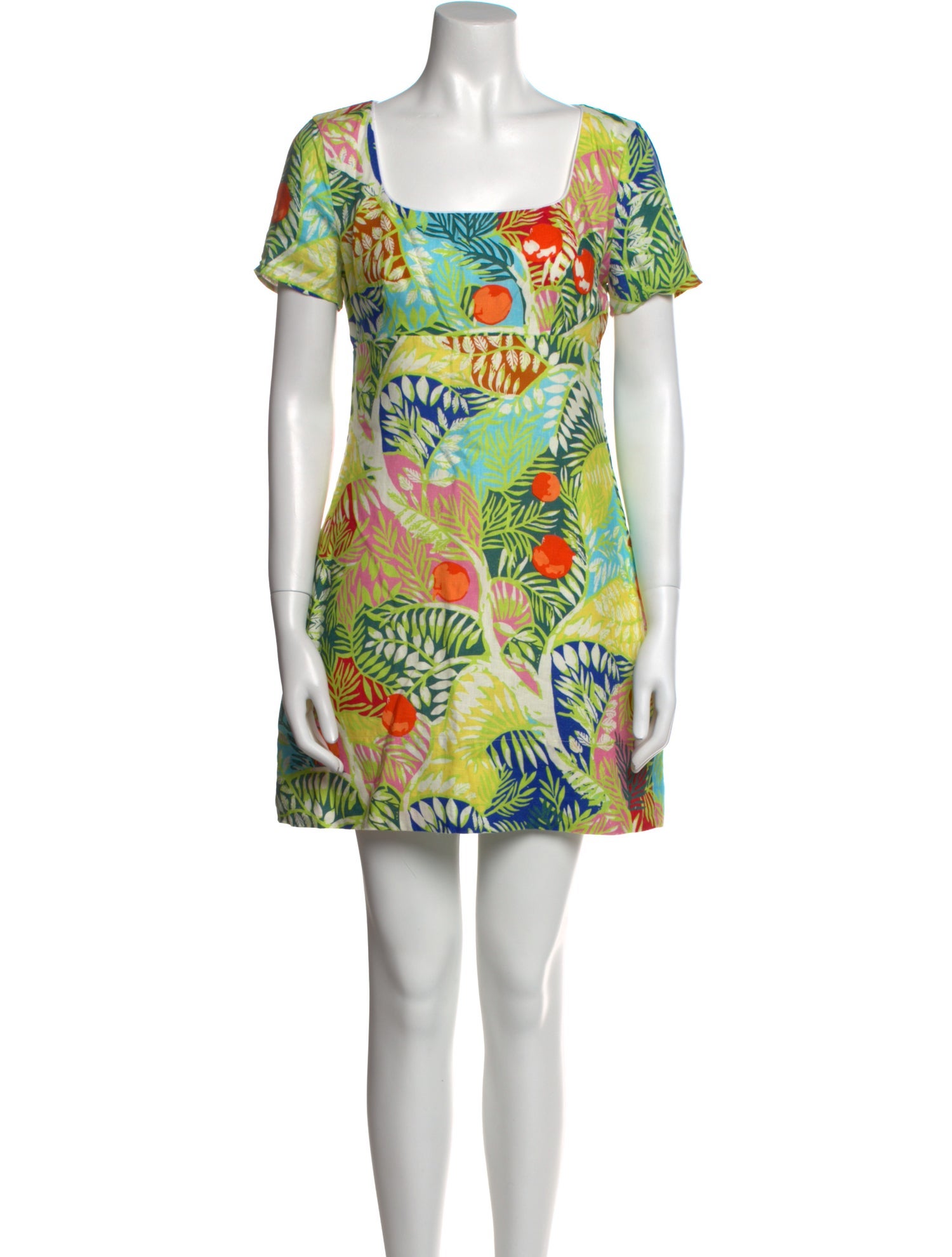 Staud Linen Mini Dress