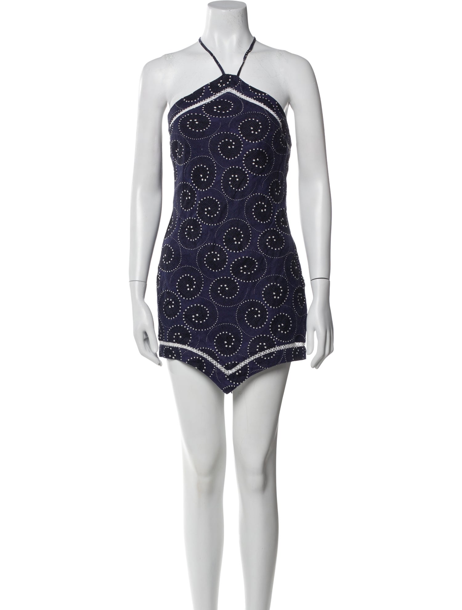 Staud Linen Mini Dress