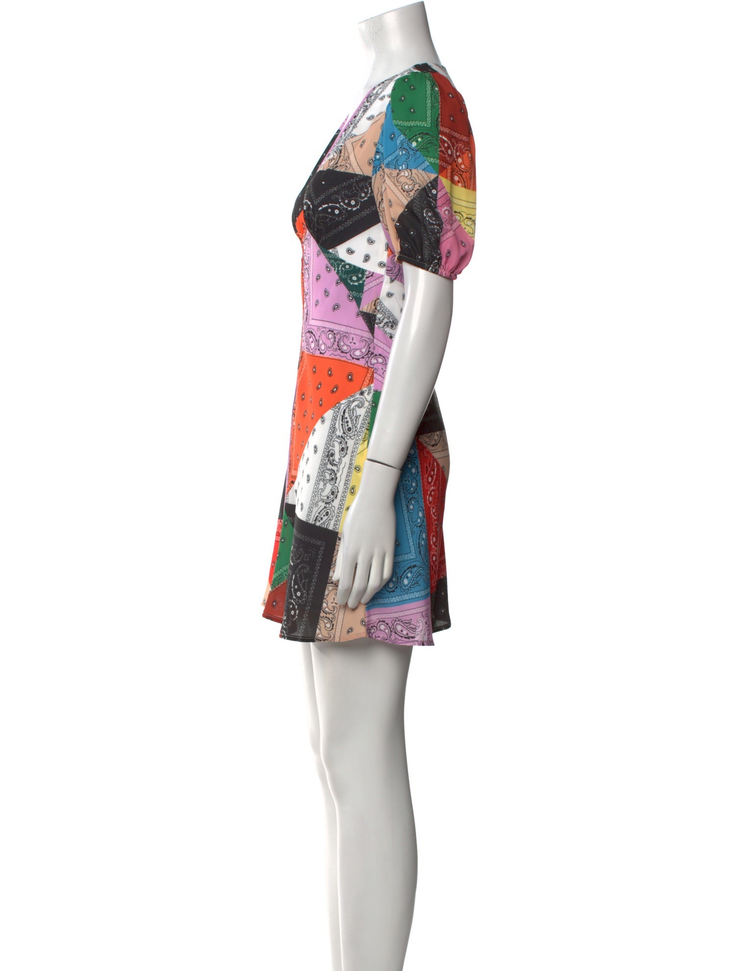 Staud Printed Mini Dress