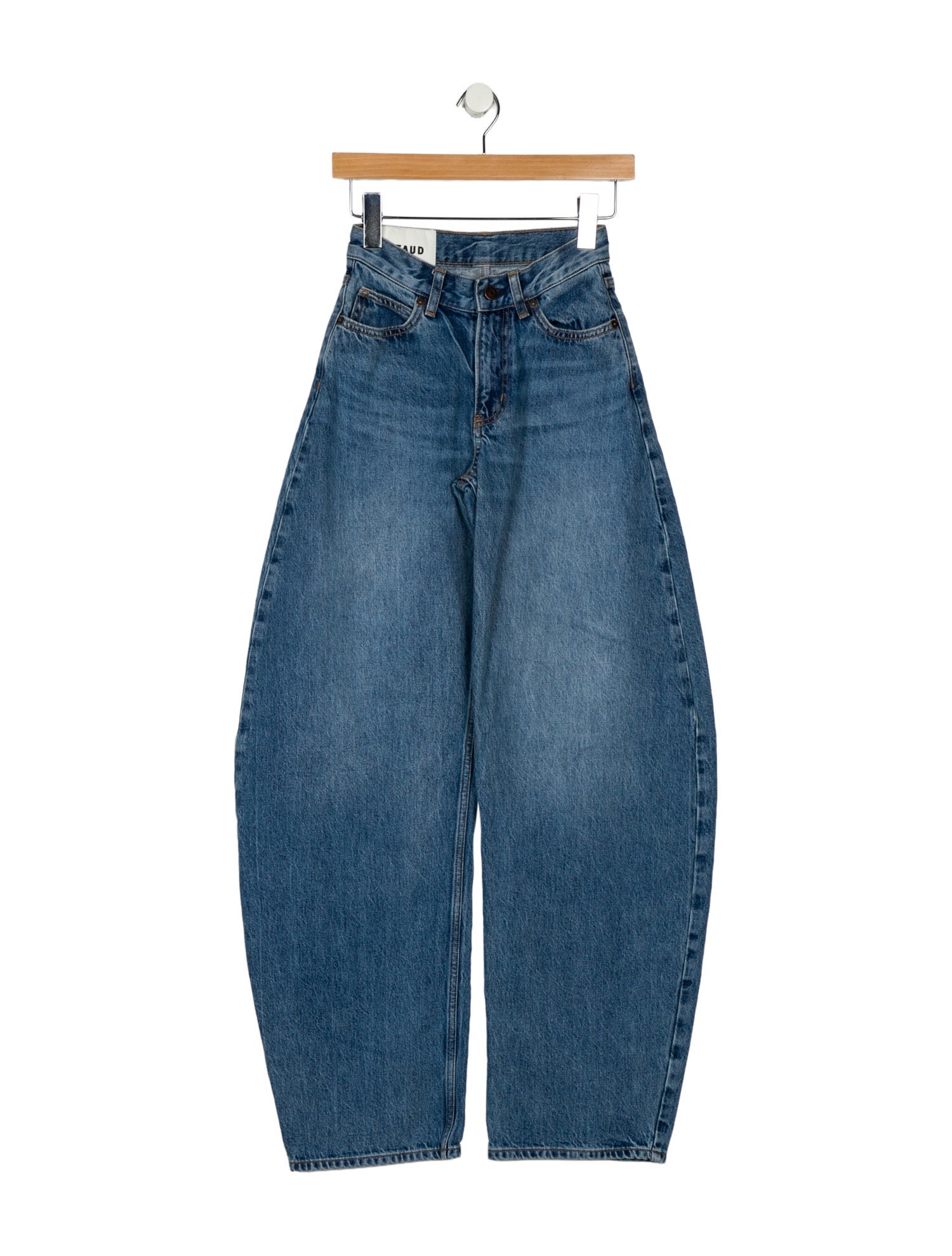 Staud High-Rise Wide Leg Jeans