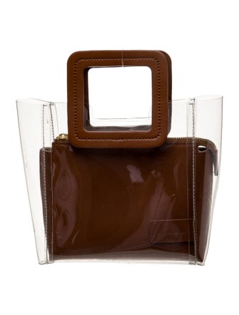 Staud PVC Top Handle Bag