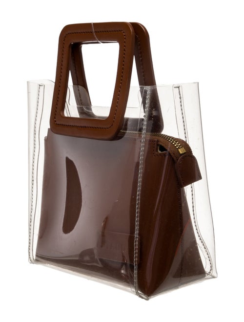 Staud PVC Top Handle Bag