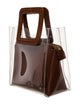 Staud PVC Top Handle Bag