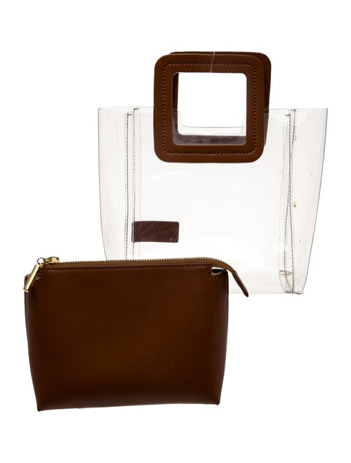 Staud PVC Top Handle Bag