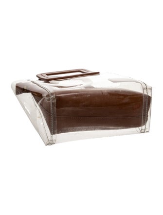 Staud PVC Top Handle Bag
