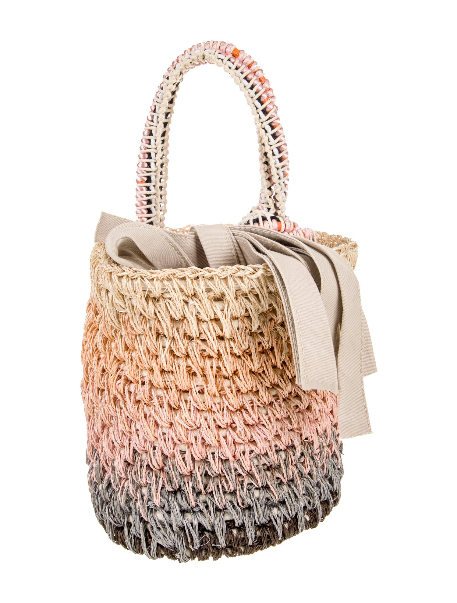 Dorothee Schumacher Jute Bucket Bag