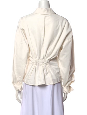 Staud Long Sleeve Button-Up Top