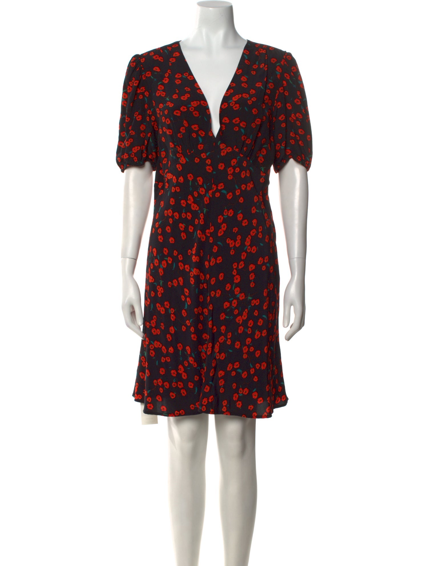 Staud Printed Knee-Length Dress