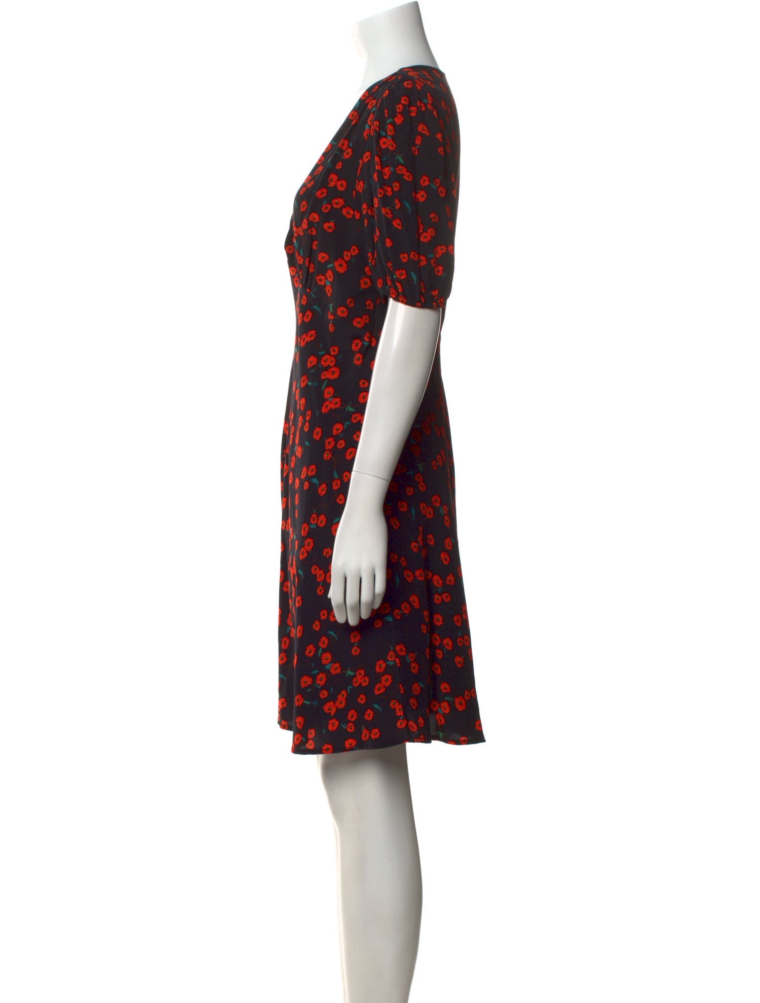 Staud Printed Knee-Length Dress