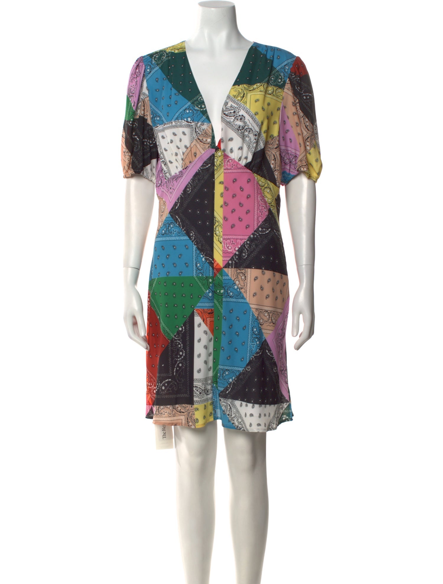 Staud Printed Knee-Length Dress