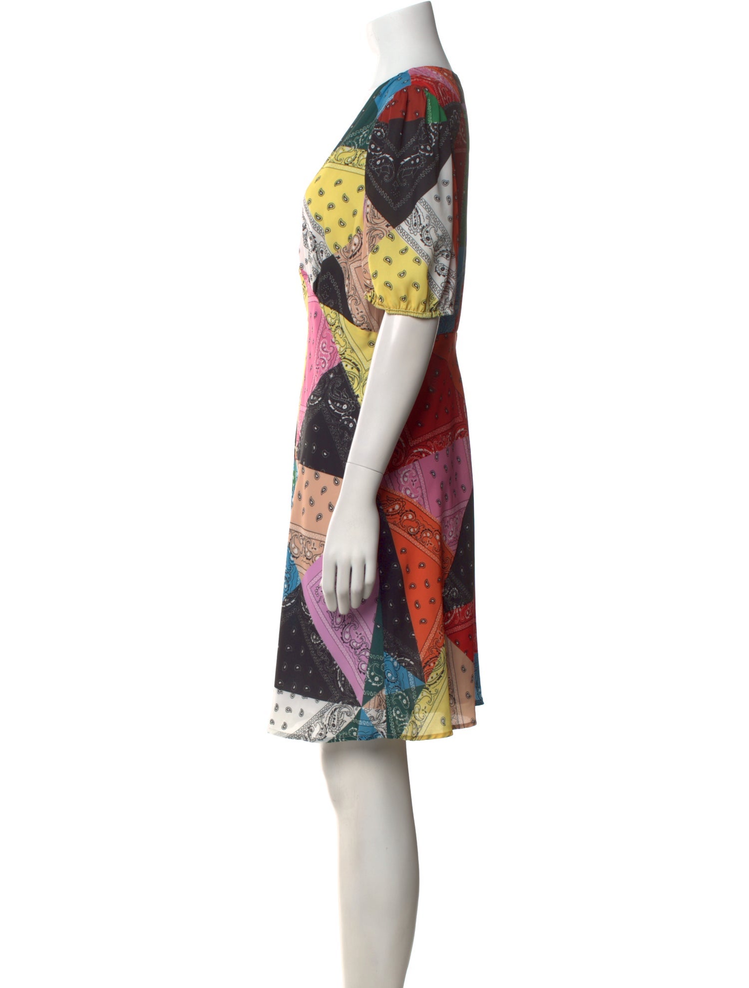 Staud Printed Knee-Length Dress