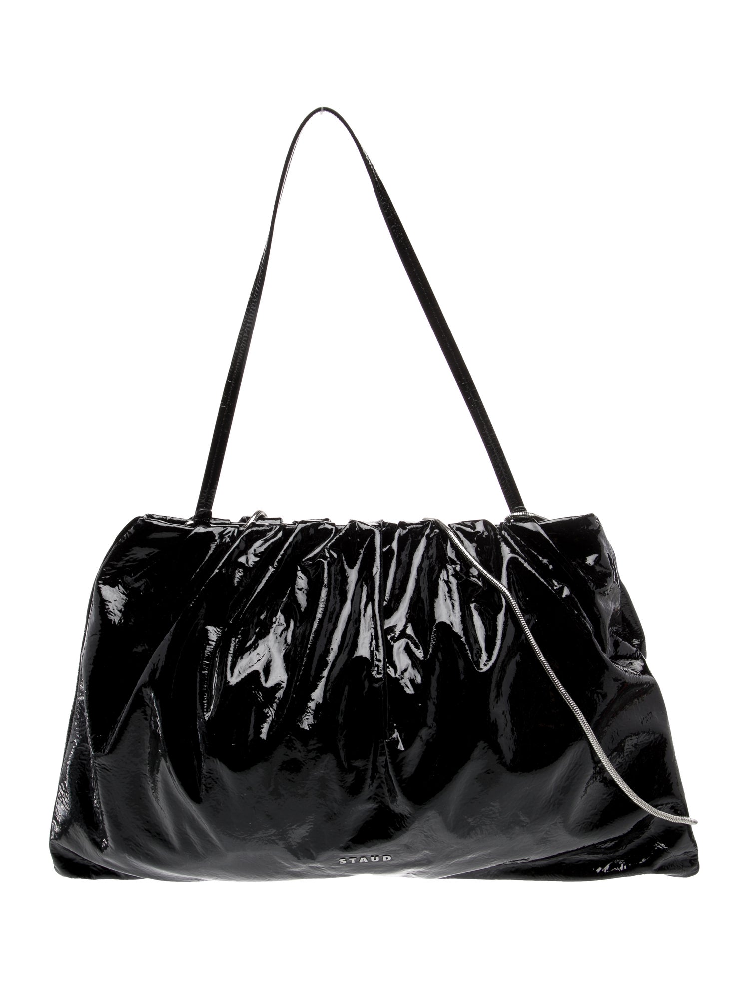Staud Patent Leather Shoulder Bag