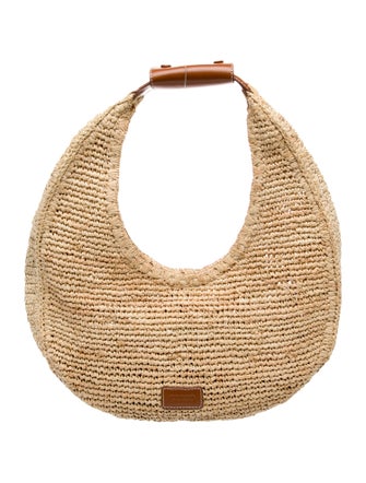Staud Raffia Moon Large