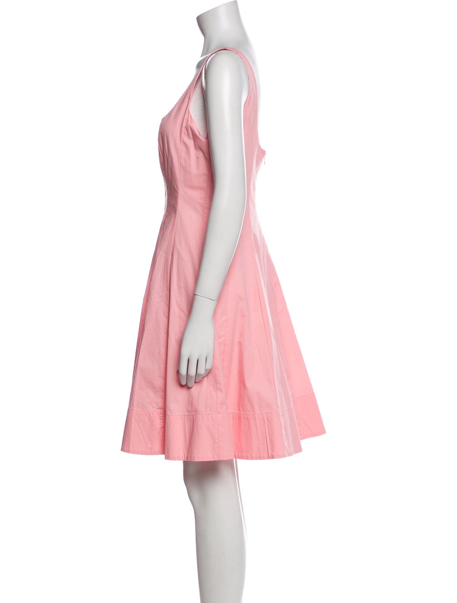 Staud Square Neckline Knee-Length Dress w/ Tags