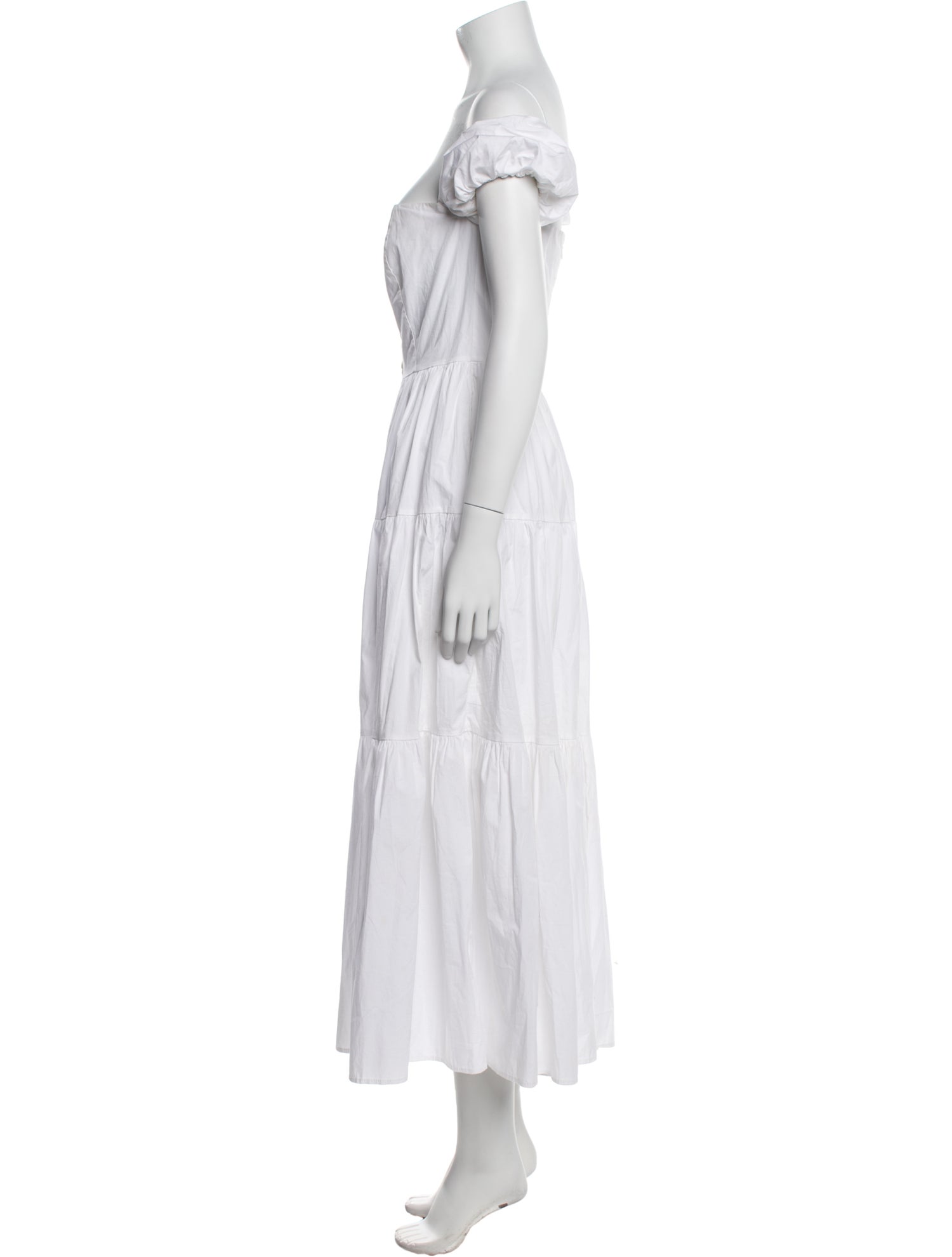 Staud Off-The-Shoulder Long Dress