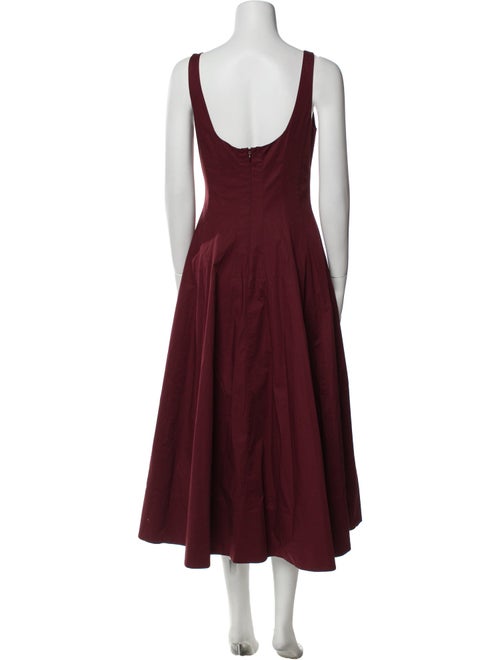 Staud Square Neckline Long Dress