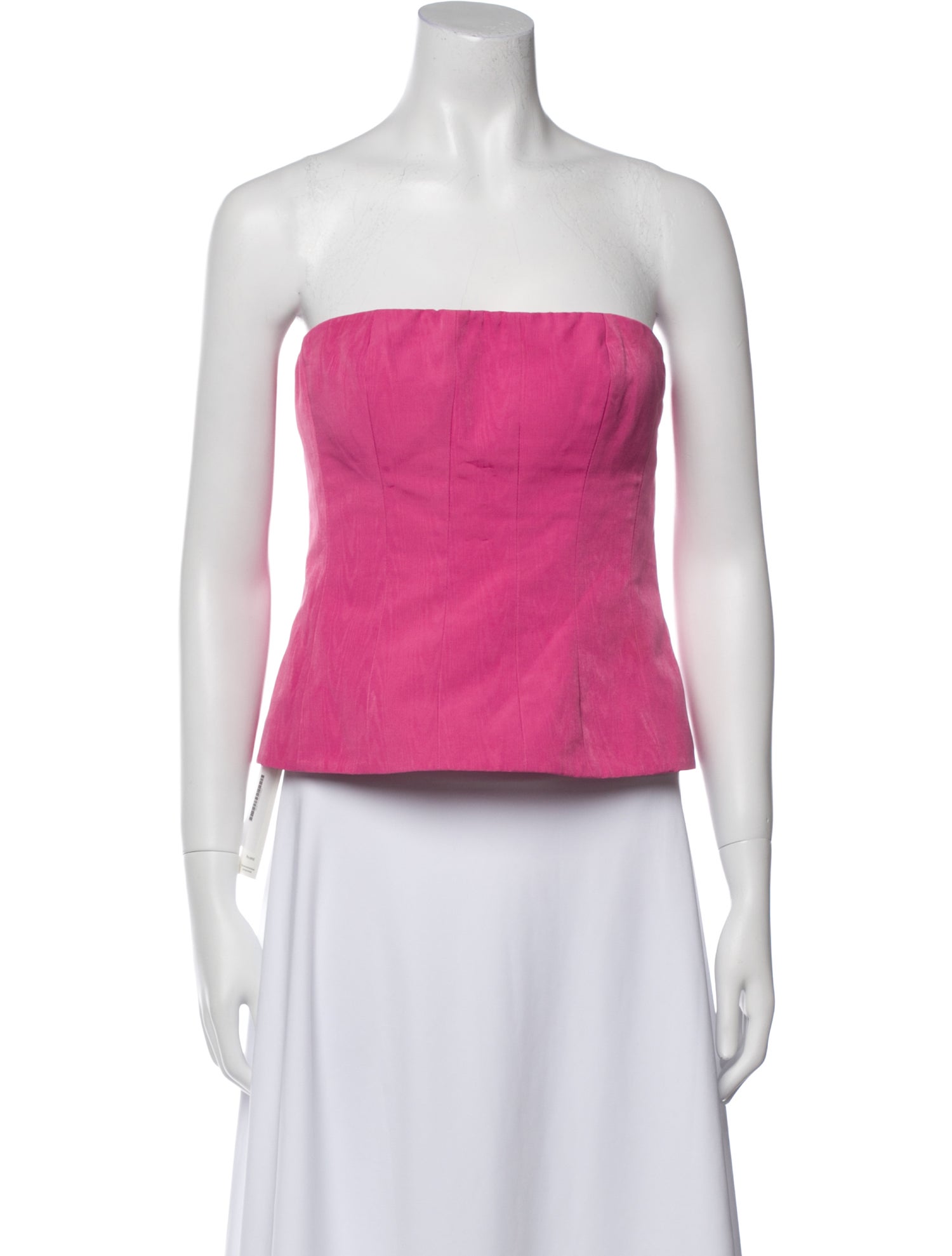 Staud Strapless Crop Top