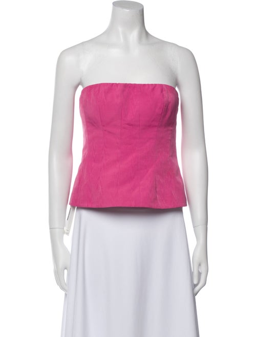 Staud Strapless Crop Top