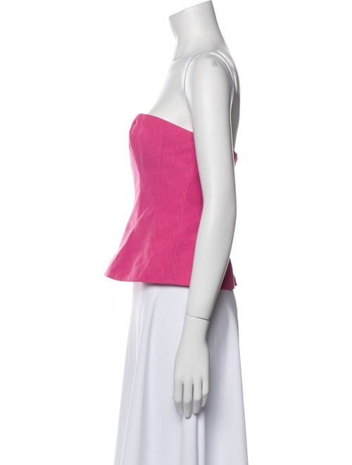 Staud Strapless Crop Top