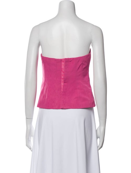 Staud Strapless Crop Top