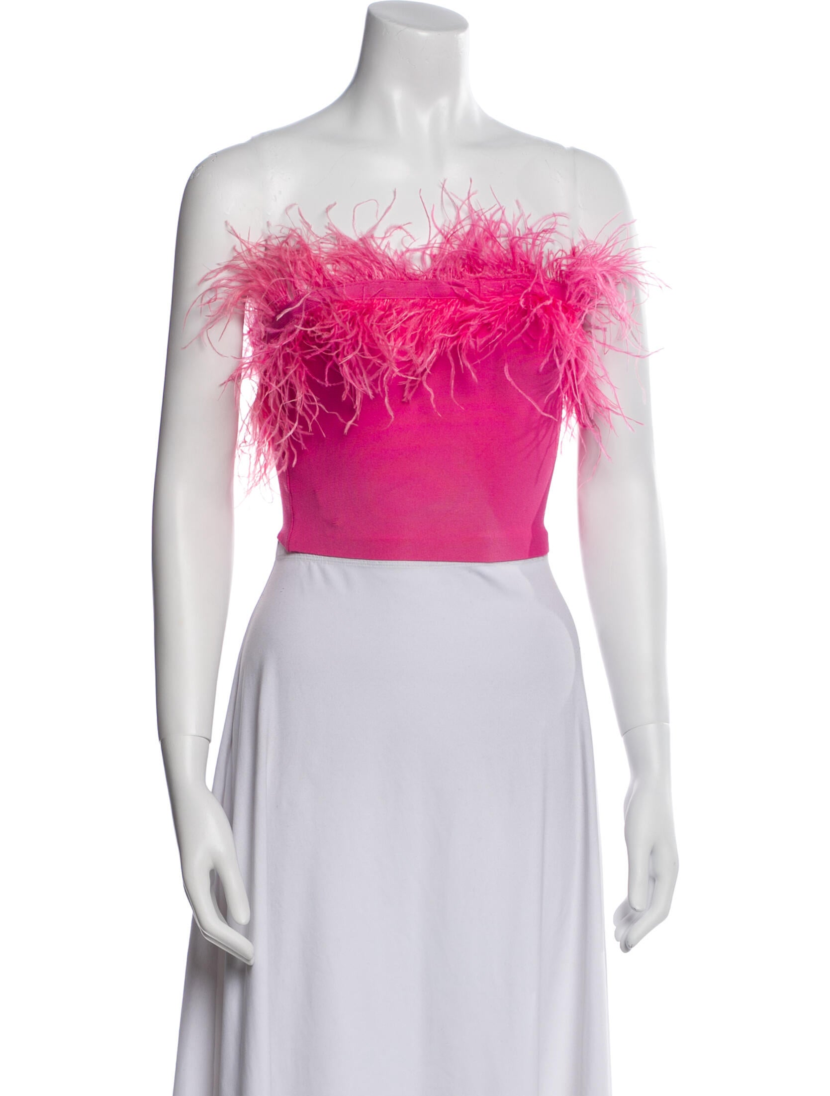 Staud Strapless Crop Top