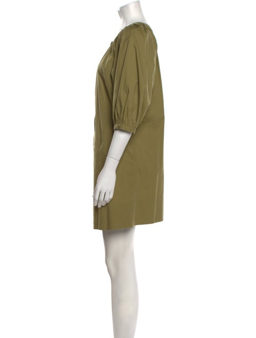 Staud Crew Neck Mini Dress