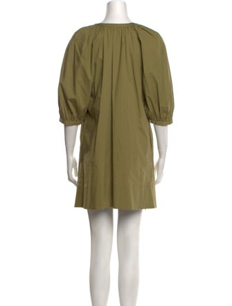 Staud Crew Neck Mini Dress