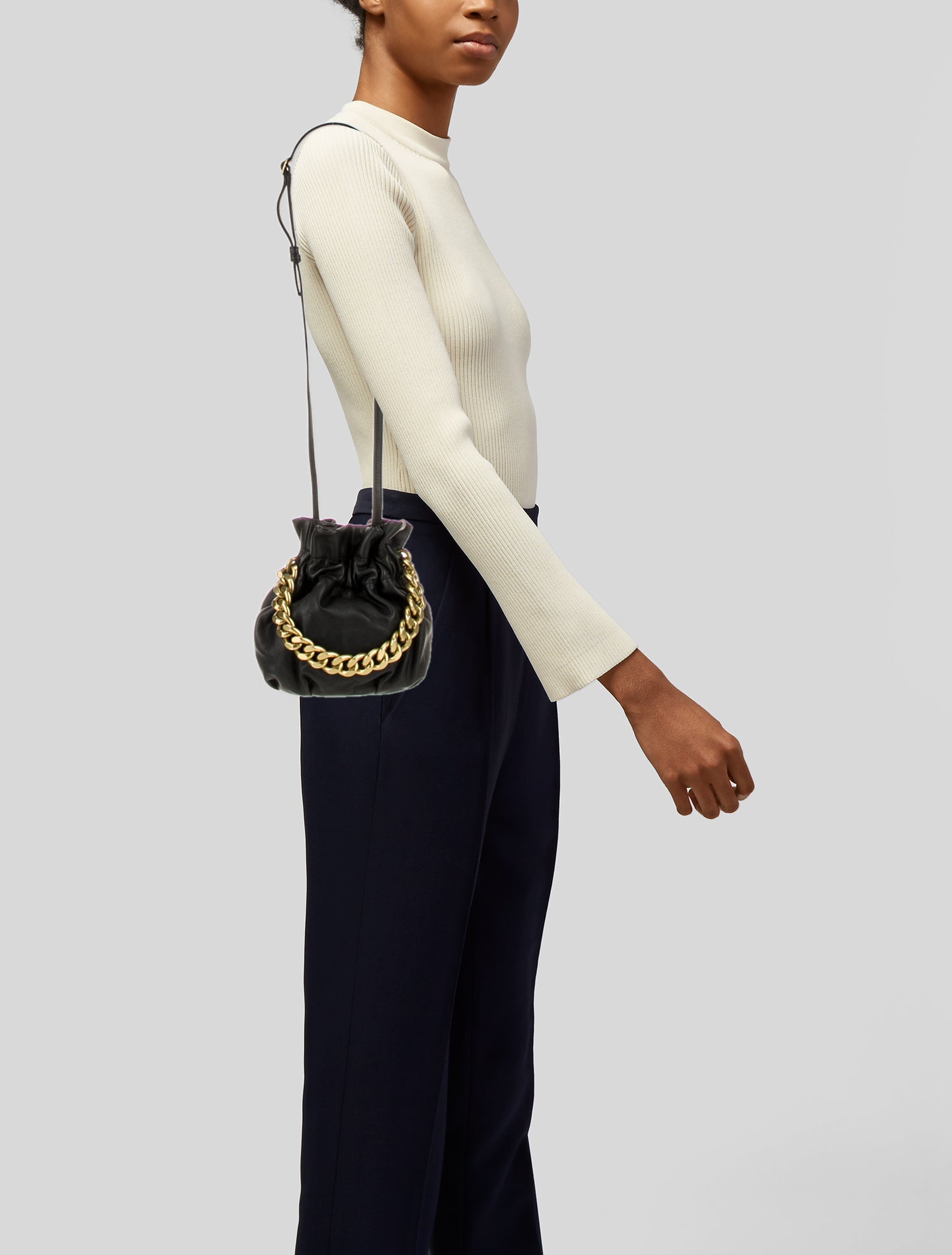 Staud Leather Top Handle Bag w/ Tags