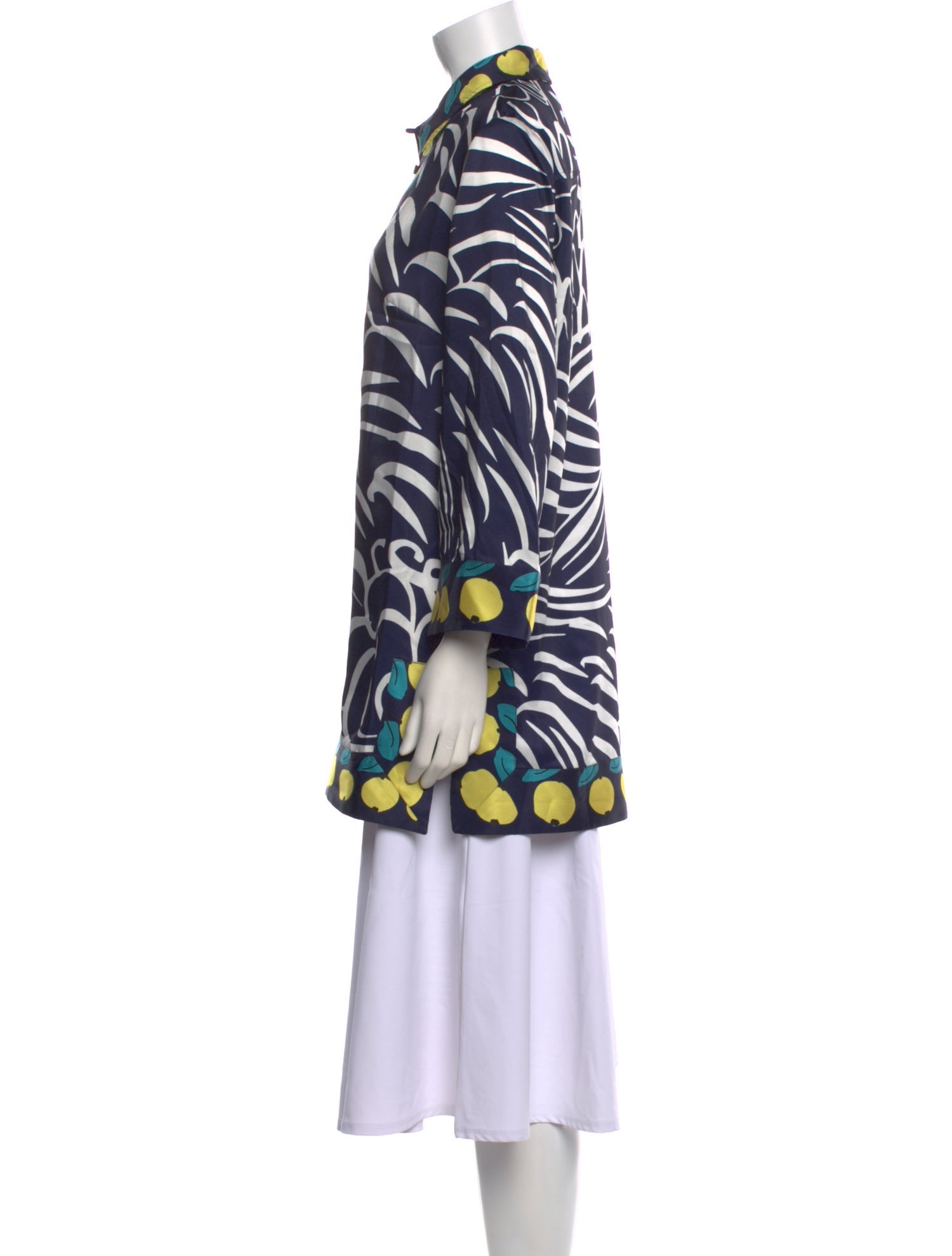 Staud Printed Mock Neck Tunic
