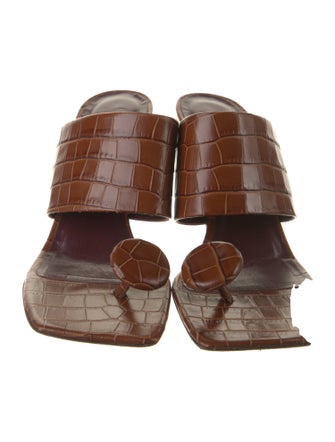Staud Leather Slides