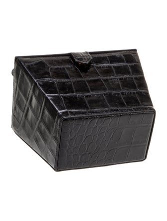 Staud Embossed Leather Bucket Bag