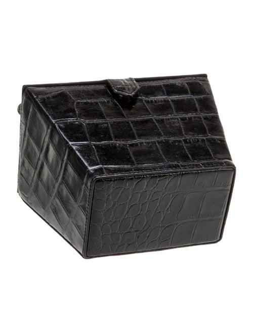 Staud Embossed Leather Bucket Bag