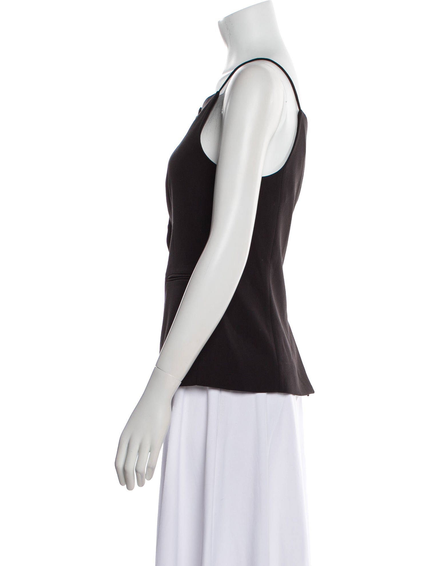 Staud Square Neckline Sleeveless Top