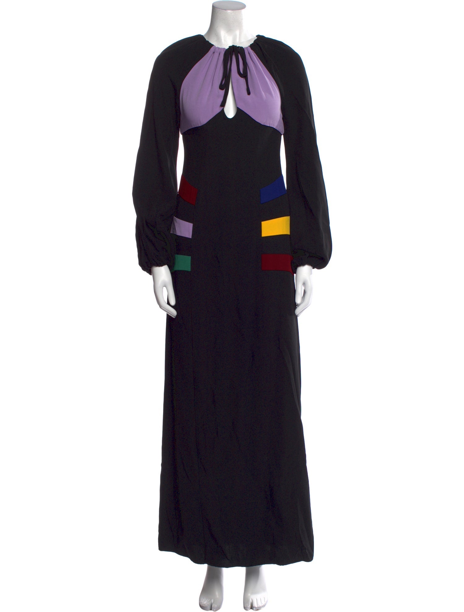 Staud Printed Long Dress