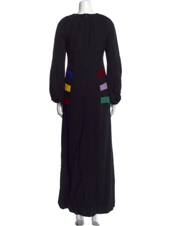 Staud Printed Long Dress