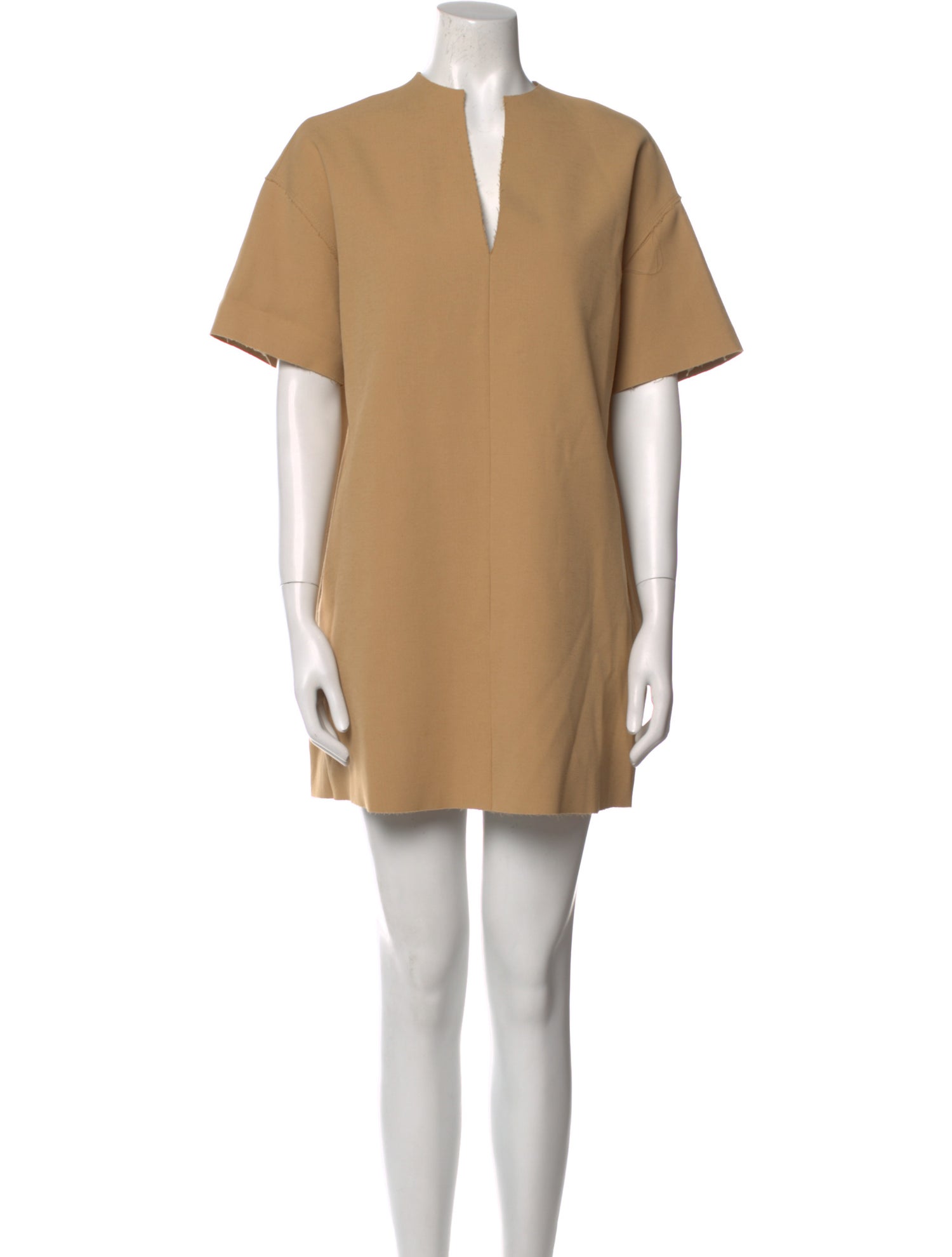 Staud V-Neck Mini Dress