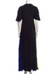 Staud V-Neck Long Dress
