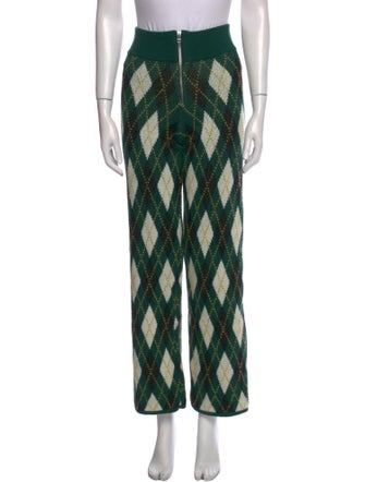 Staud Printed Wide Leg Pants
