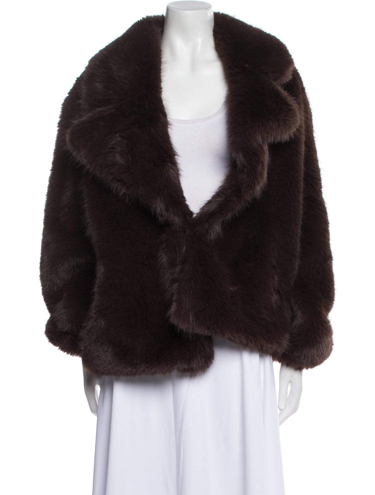 Staud Faux Fur Jacket