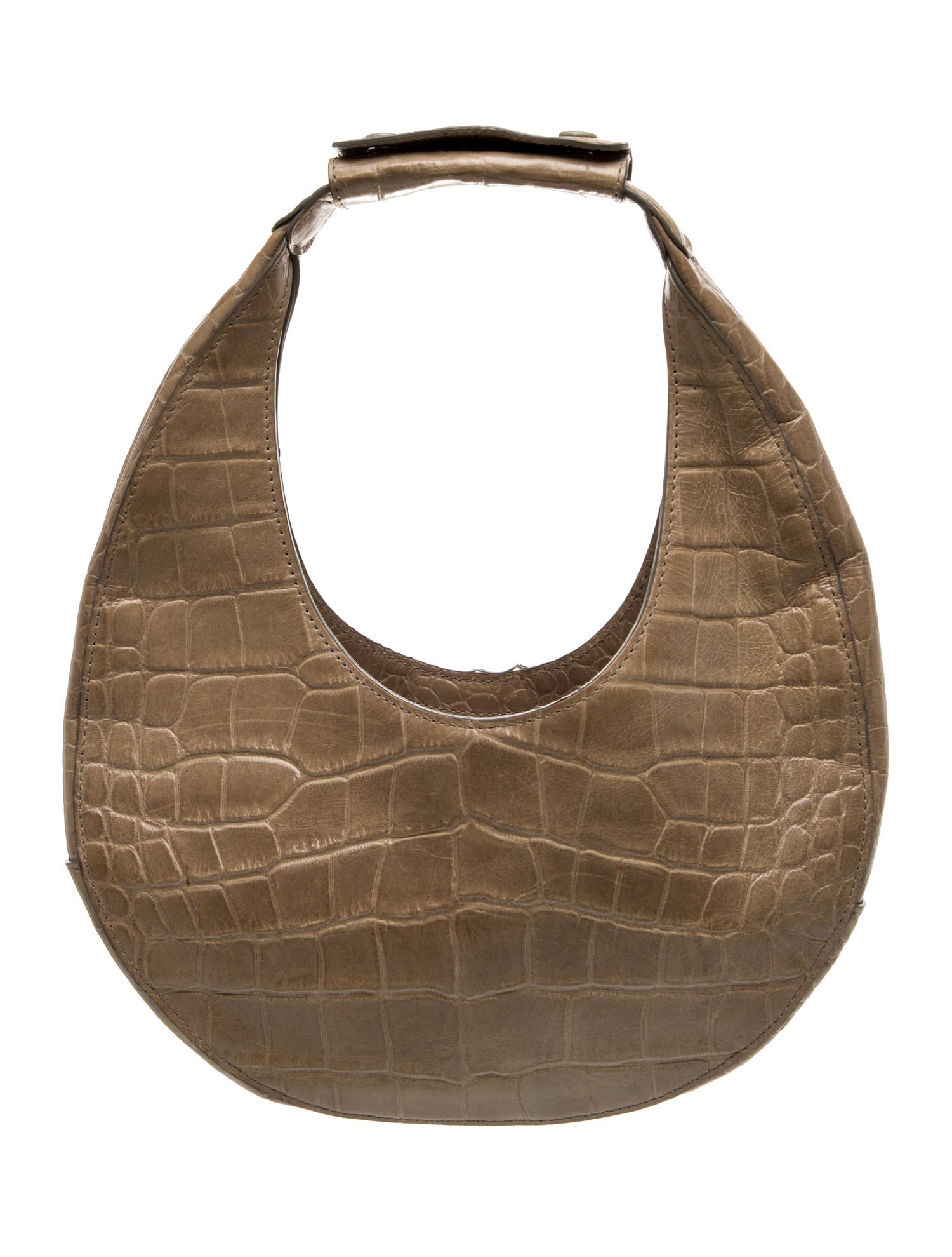 Staud Leather Top Handle Bag