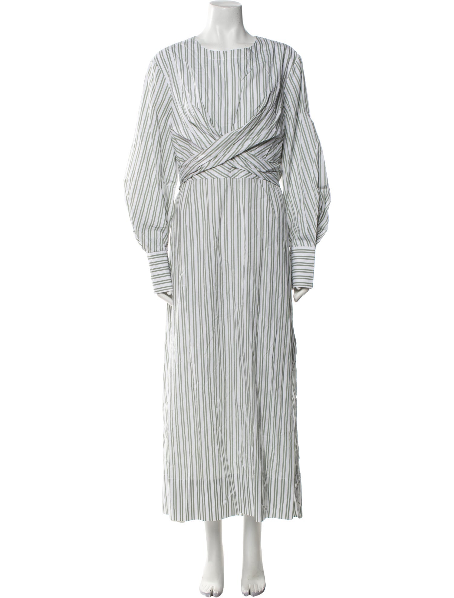 Staud Striped Long Dress w/ Tags